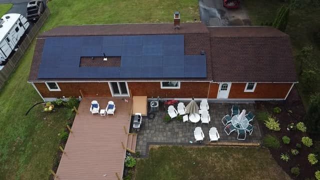 11.34 kW rooftop solar system installed in Bristol, Connecticut by SunPol Solar