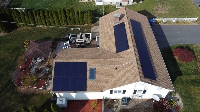 10.5 kW solar panel installation on Newington, Connecticut home by SunPol Solar