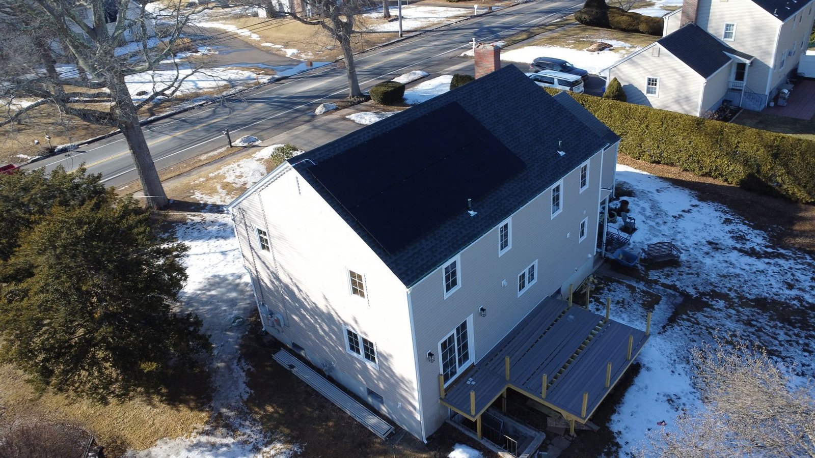 Solar panel installation on residential home in Wethersfield, Connecticut by SunPol Solar
